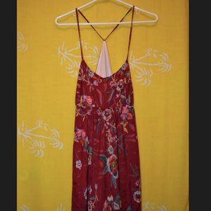 Mini Floral Spaghetti Strap Dress